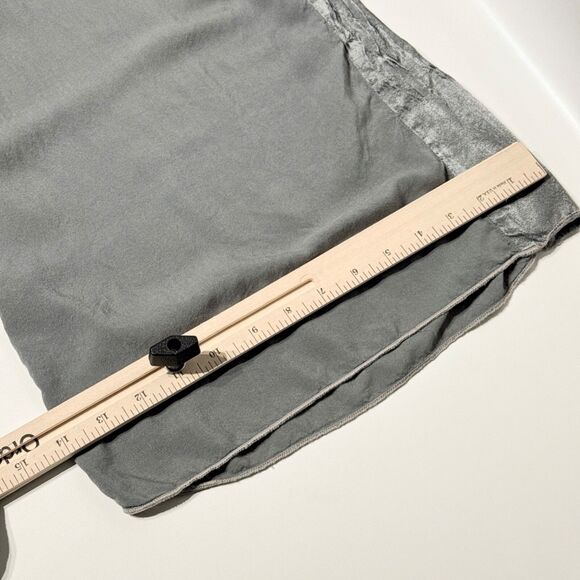 Hard Tail Forever Gray Rayon Wide Leg Pants Elastic High Waist Women Size L (A3) - Picture 11 of 12